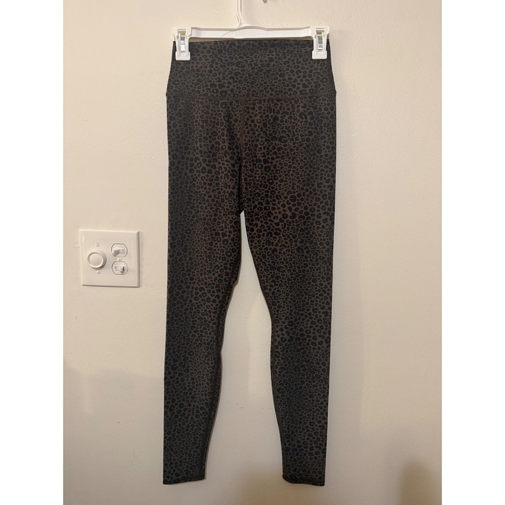 Alo High Waist Airlift Legging 7/8 Size S Leopard Cheetah Print
